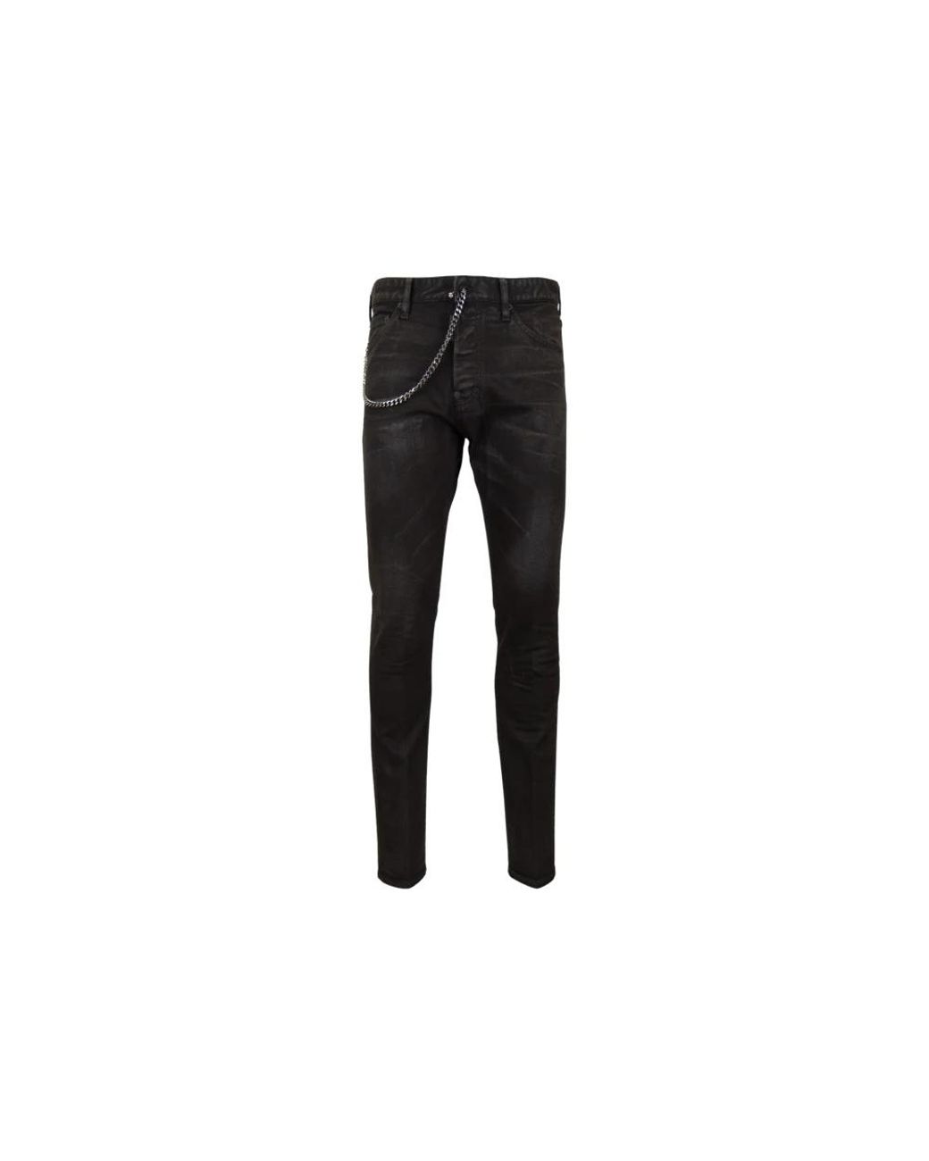 DSquared² Black Skinny Jeans for men