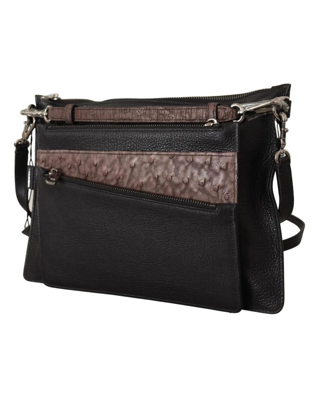 Dolce & Gabbana Black Cross Body Bags for men