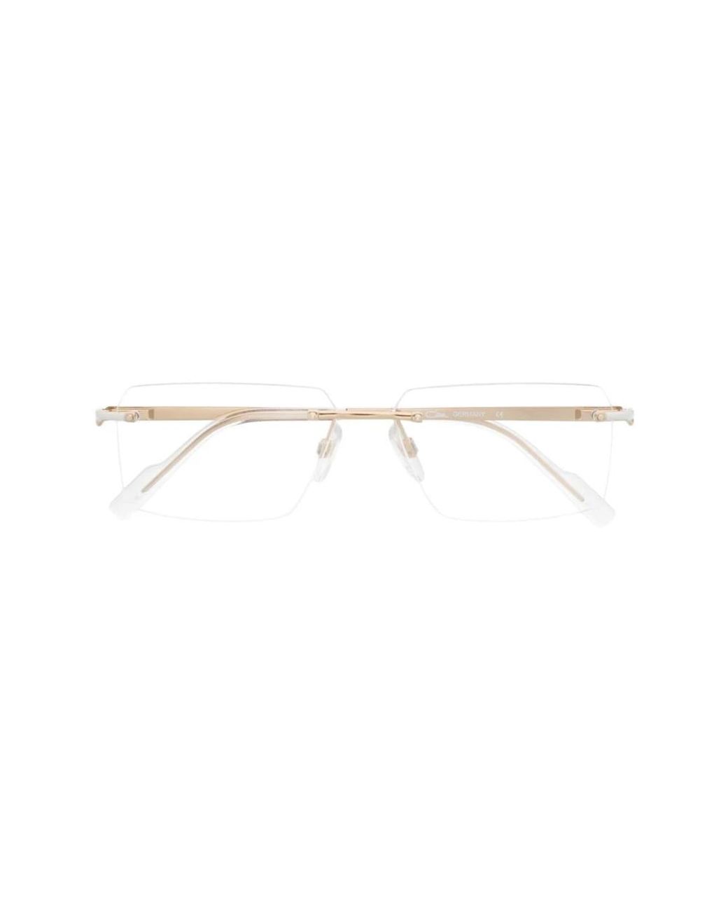 Cazal White Glasses