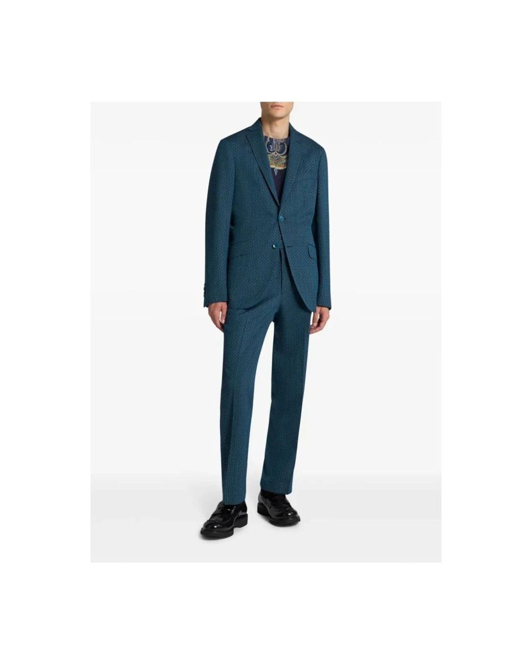 Etro Blue Blazers for men