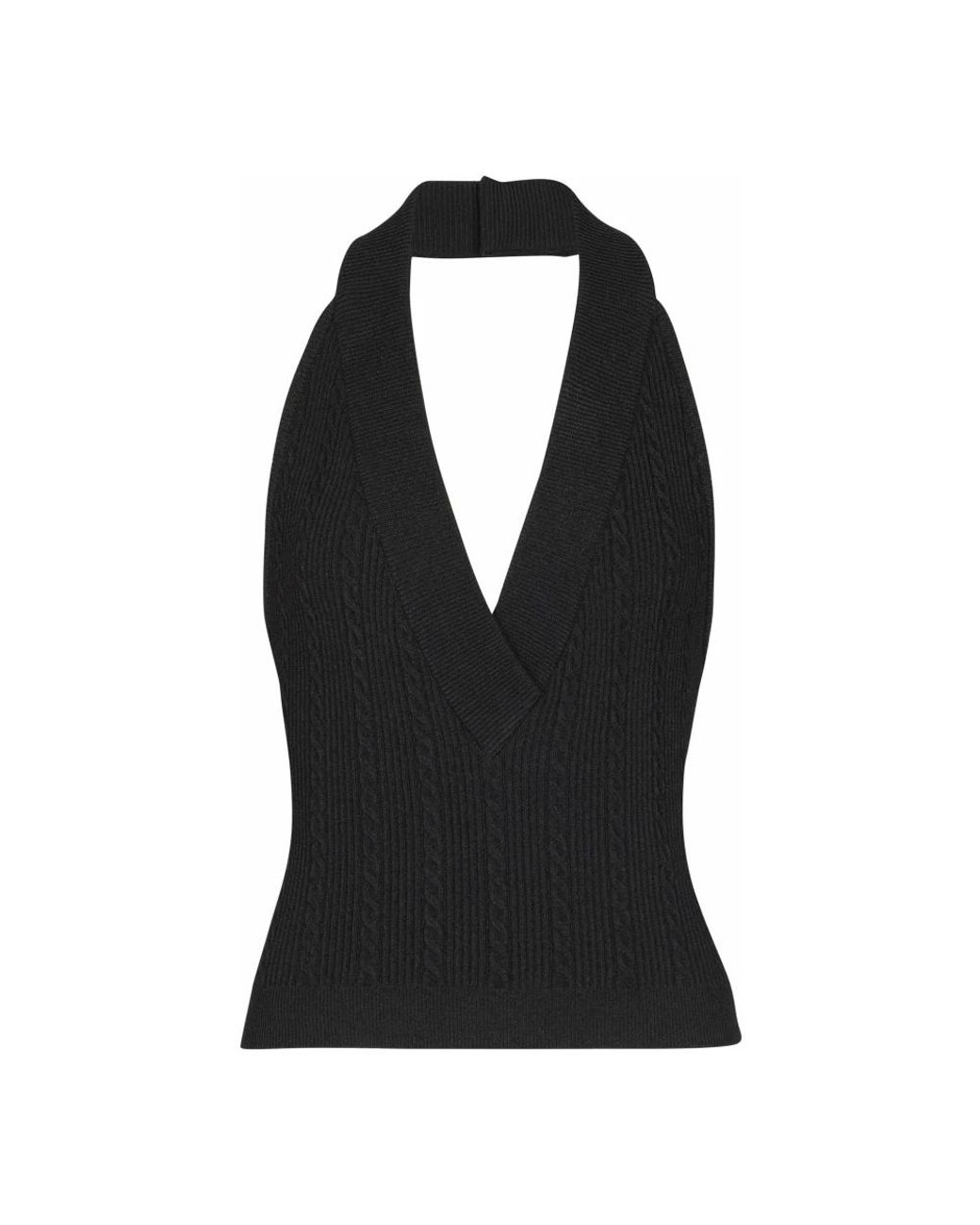 Balmain Sleeveless Tops in het Black
