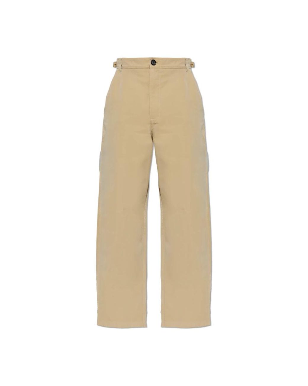 McQueen Wijde Broek in het Natural voor heren