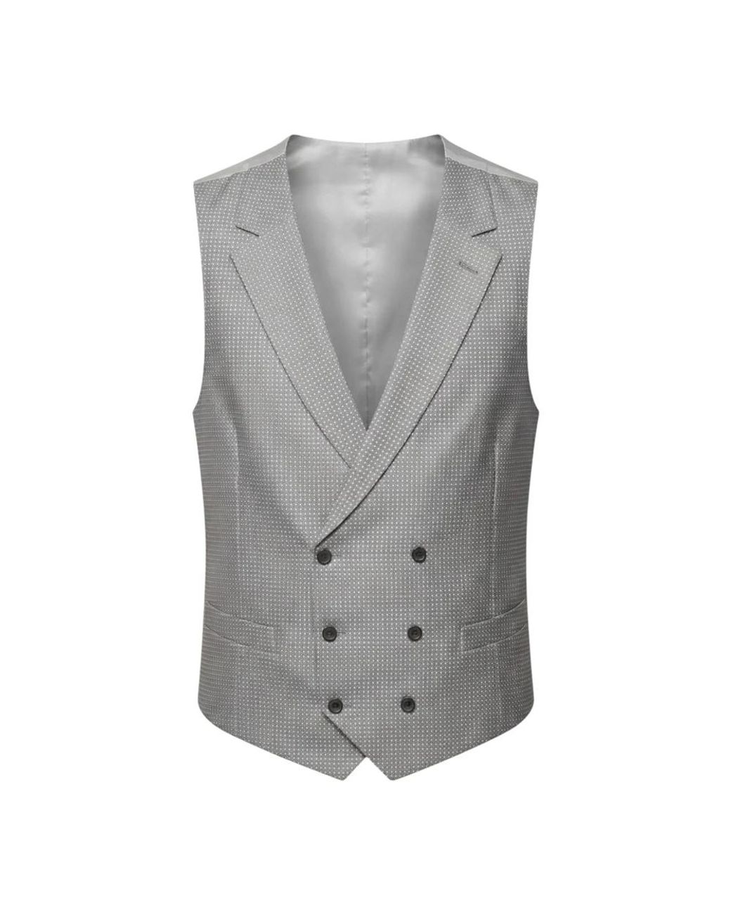 Luigi Bianchi Gray Waistcoats for men