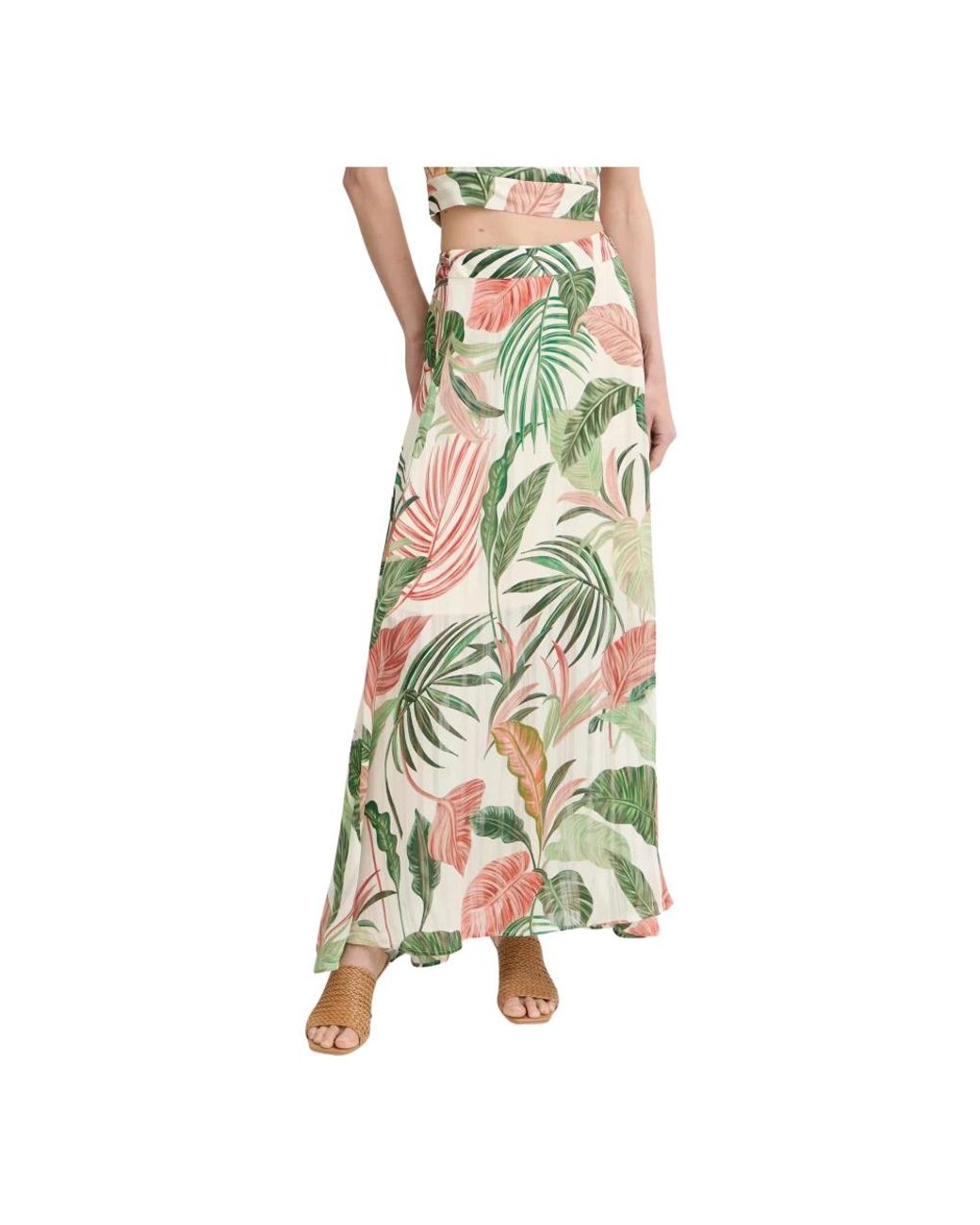 Guess Romana Maxi Rok in het Green