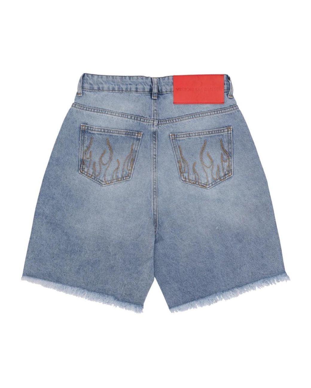 Vision Of Super Blue Denim Shorts for men