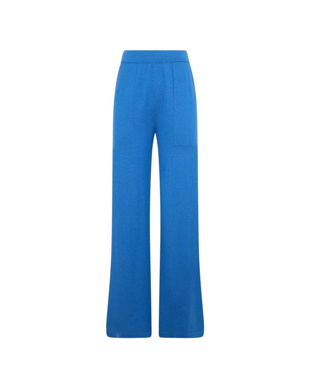 Moorer Blue Wide Trousers
