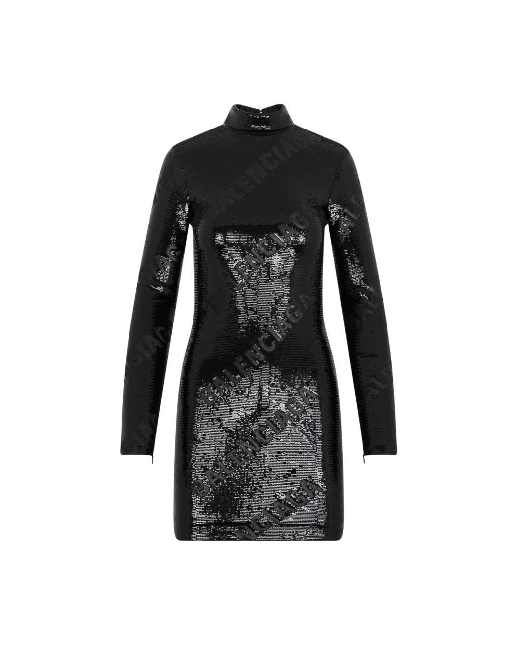Balenciaga Black Short Dresses