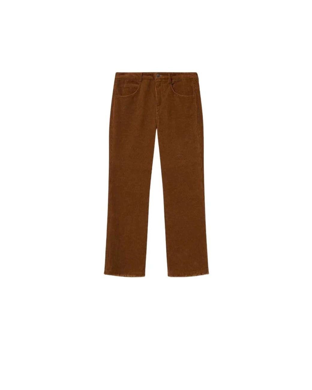 Isabel Marant Brown Straight Trousers