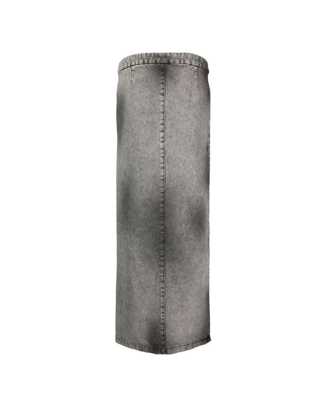 ALESSANDRO VIGILANTE Gray Denim Skirts