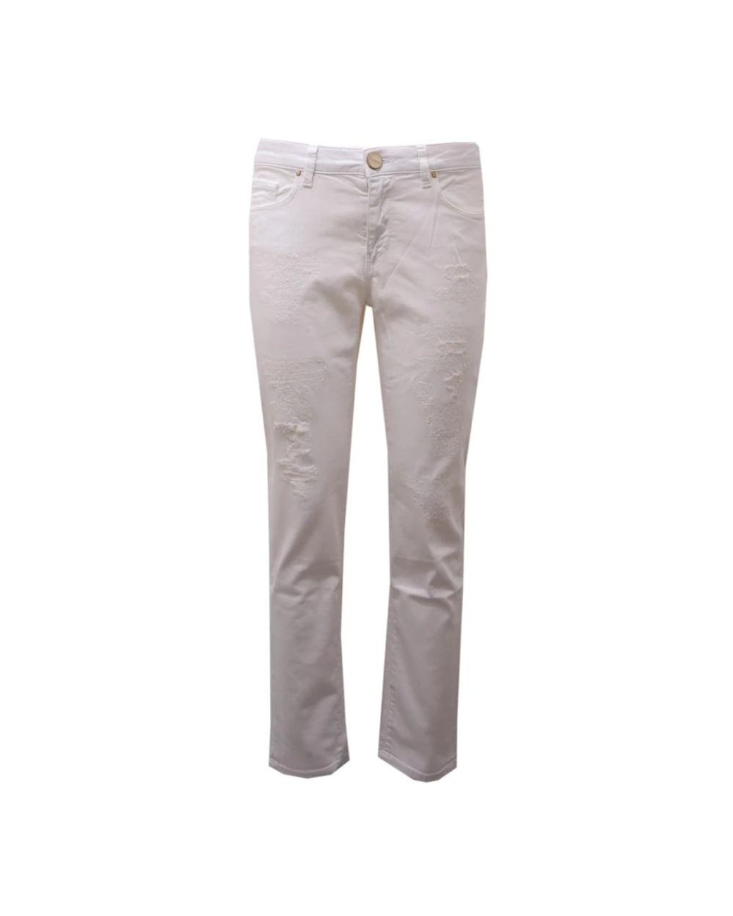 Pinko Gray Slim Fit Jeans