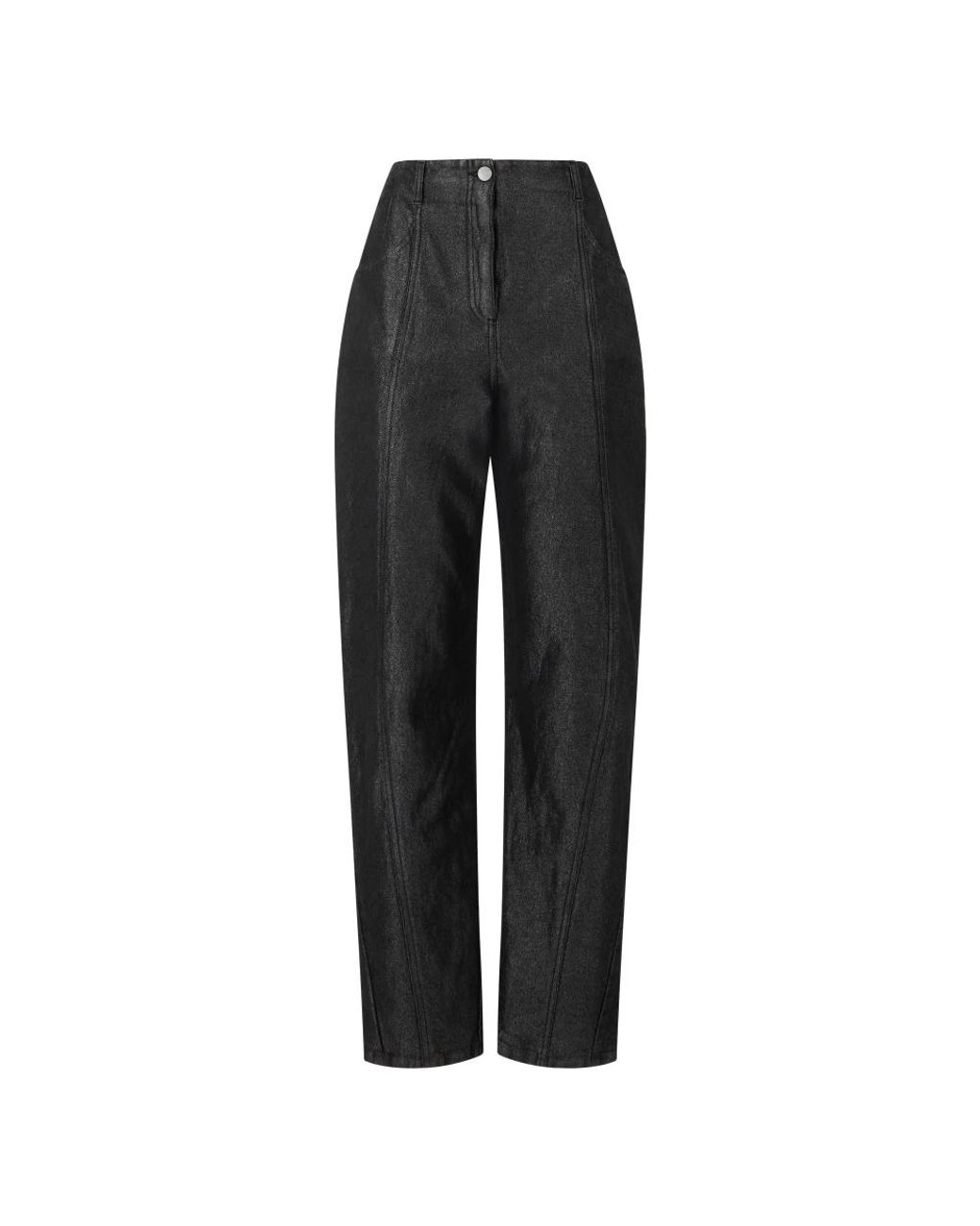 Alberta Ferretti Black Tapered Trousers