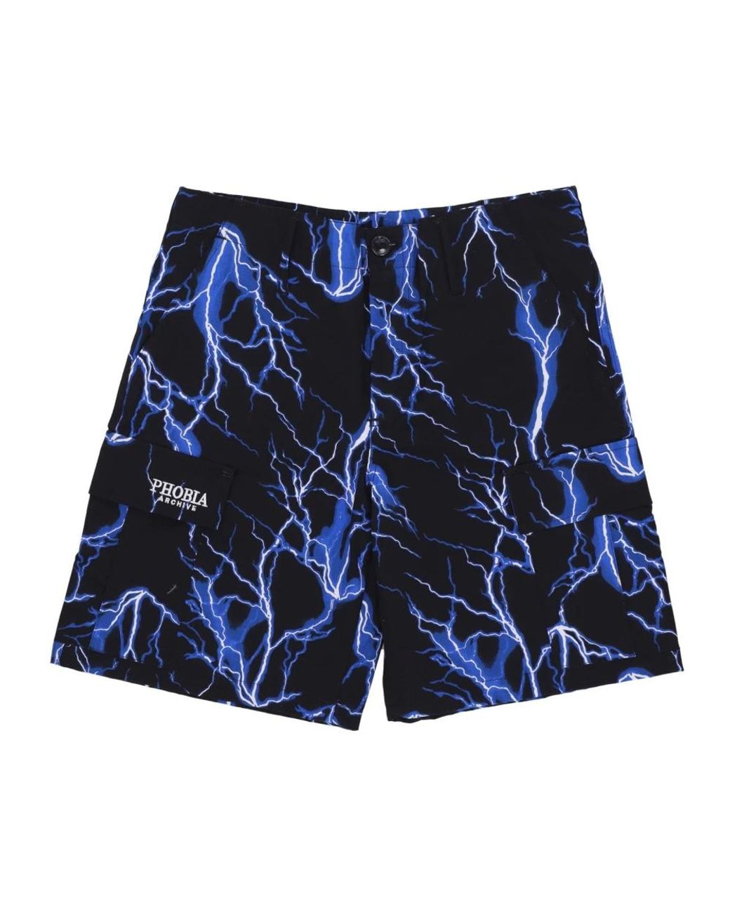 PHOBIA ARCHIVE Blue Casual Shorts for men