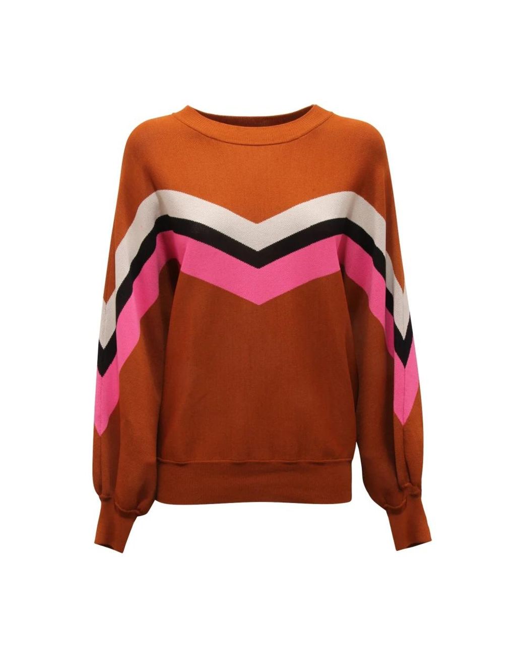 EMMA & GAIA Pink Round-Neck Knitwear