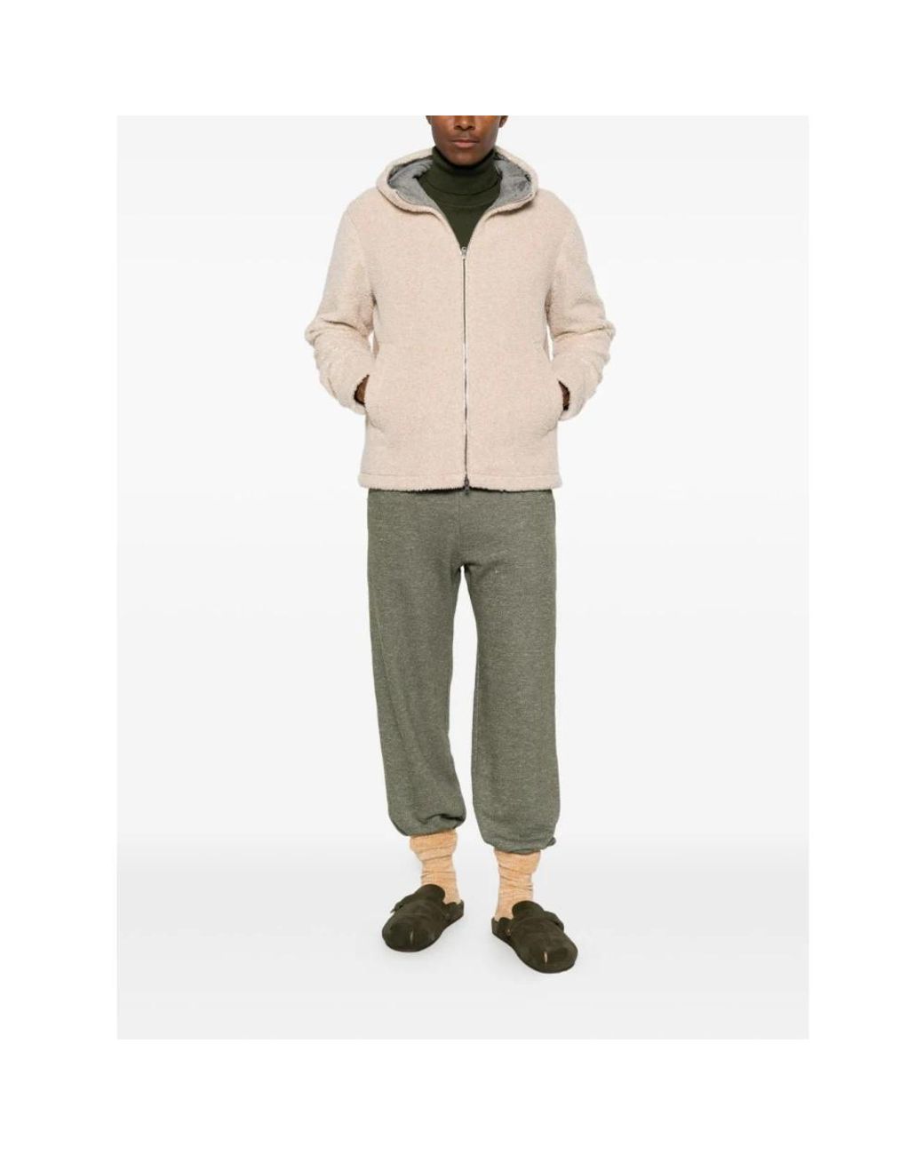 Herno Natural Faux Fur & Shearling Jackets for men