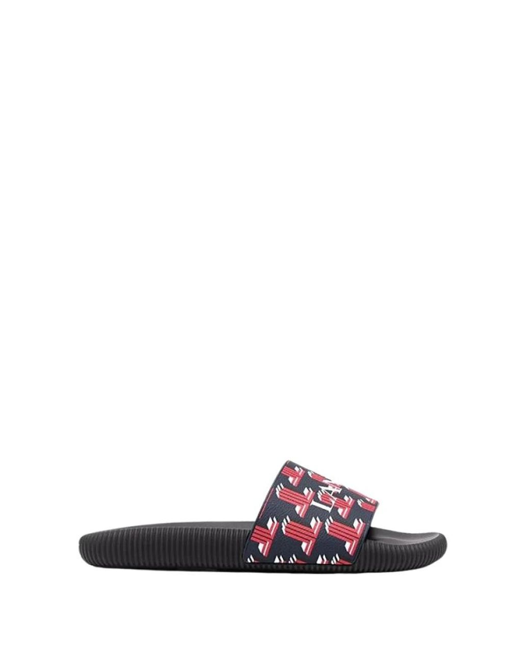 Sliders Lanvin de hombre de color Red