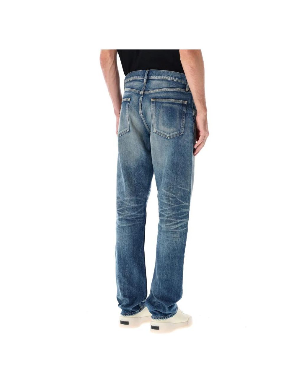 Fear Of God Blue Straight Jeans for men