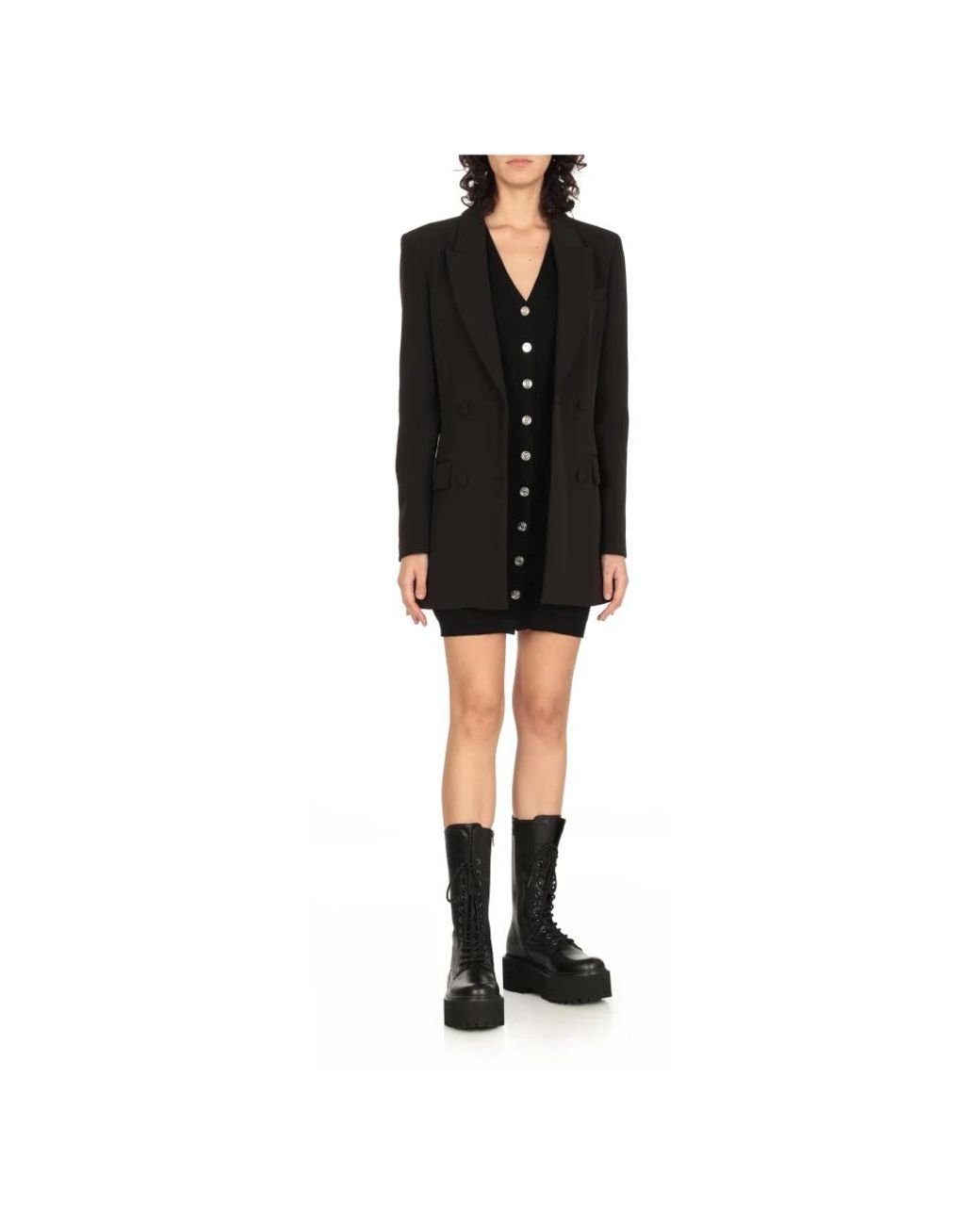 Cult Black Lace-Up Boots