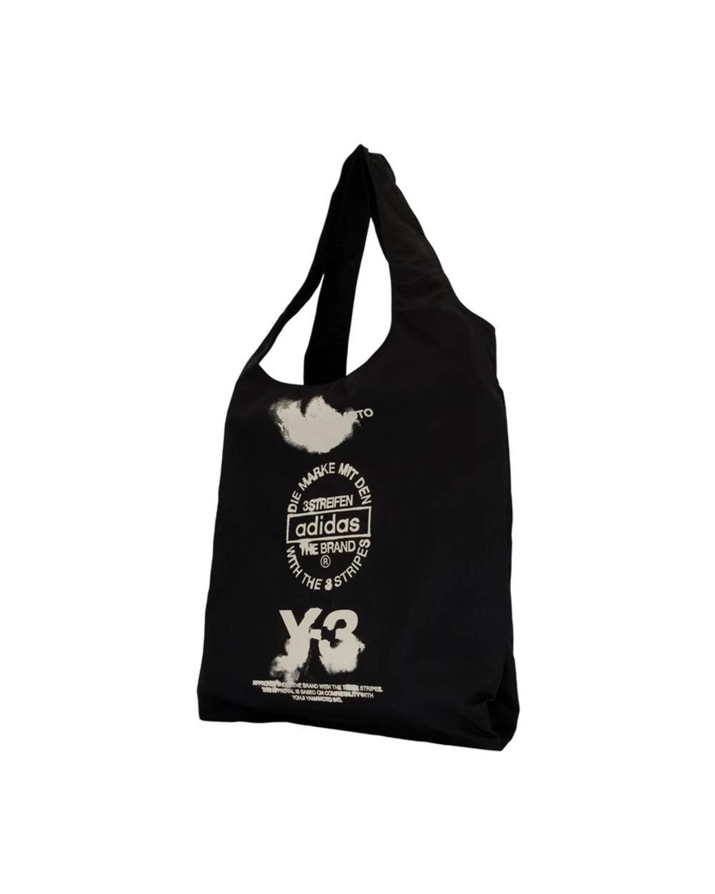 Y-3 Black Shopper Bag