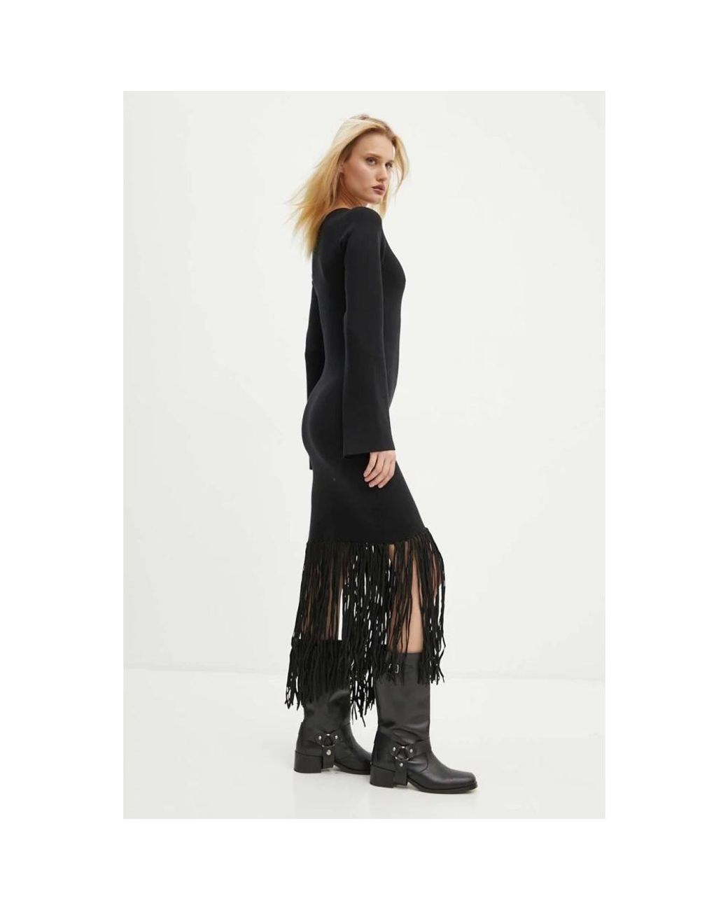 Knitted Dresses Munthe en coloris Black