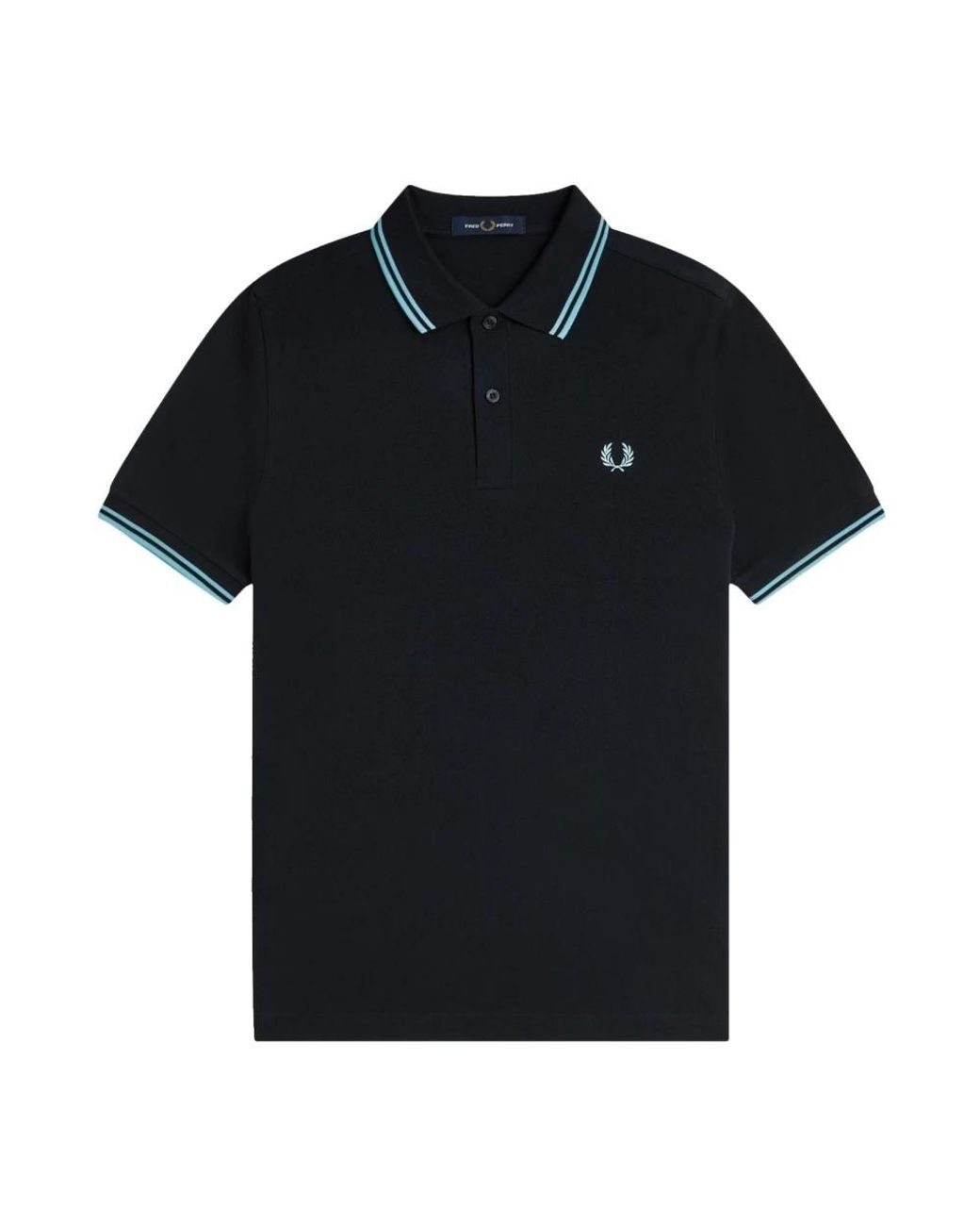 Fred Perry Tops ,Groen ,Katoen M3600 Poloshirt in het Black voor heren
