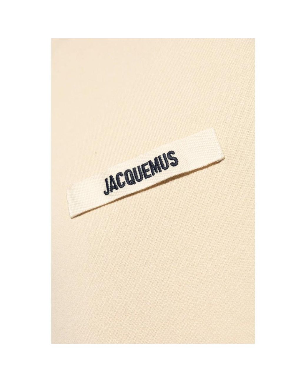 Jacquemus Natural Minimalist Crew Neck Sweatshirt for men