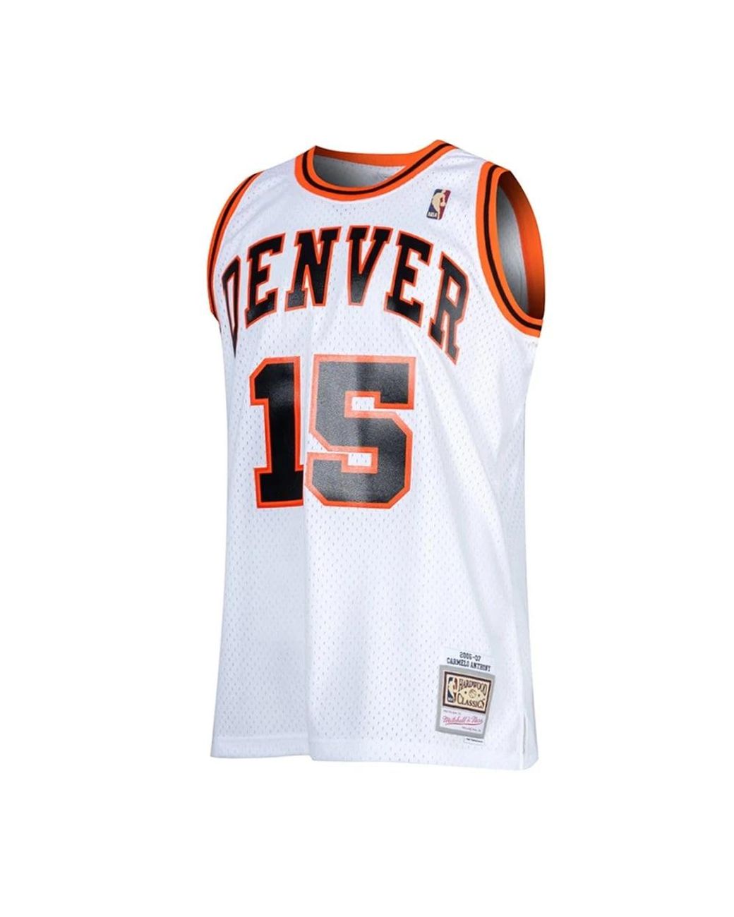 Mitchell & Ness Carmelo Anthony Denver Nuggets Jersey in het White voor heren