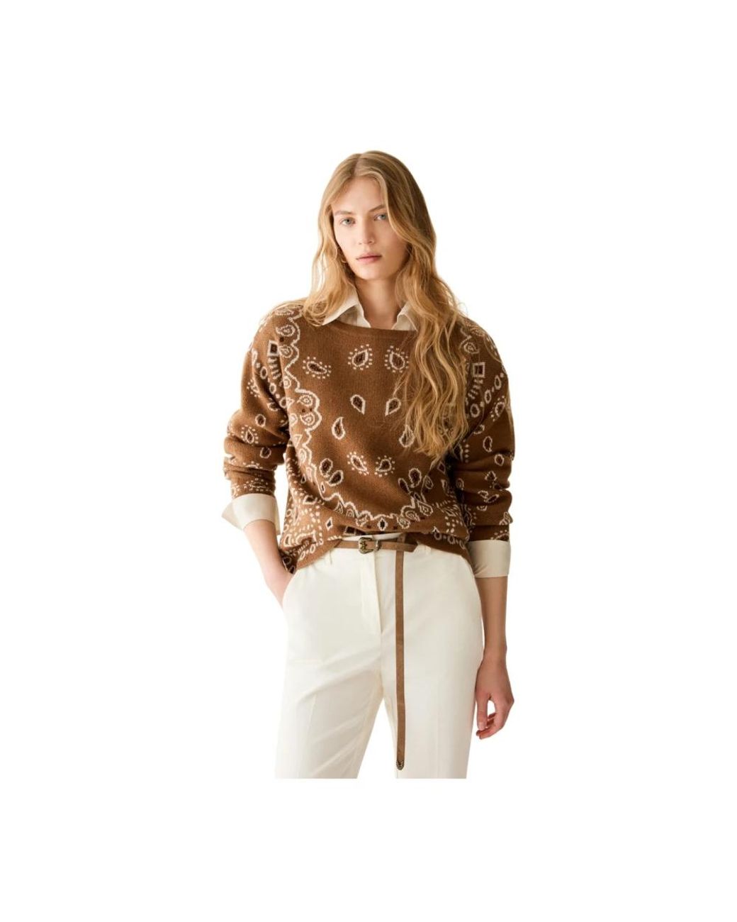 Pennyblack Brown Round-Neck Knitwear