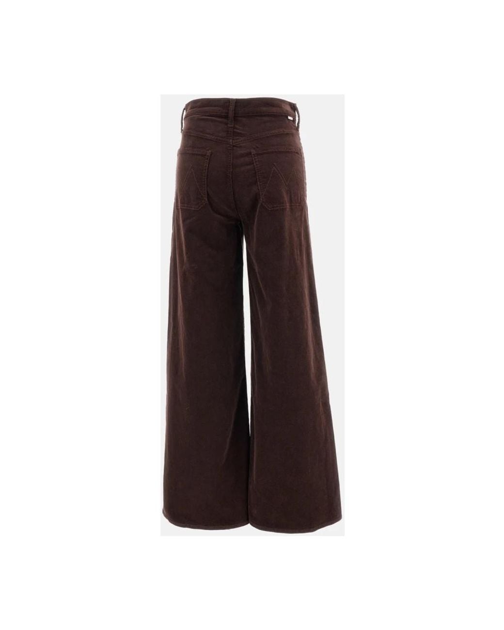 Mother Brown Wide Trousers