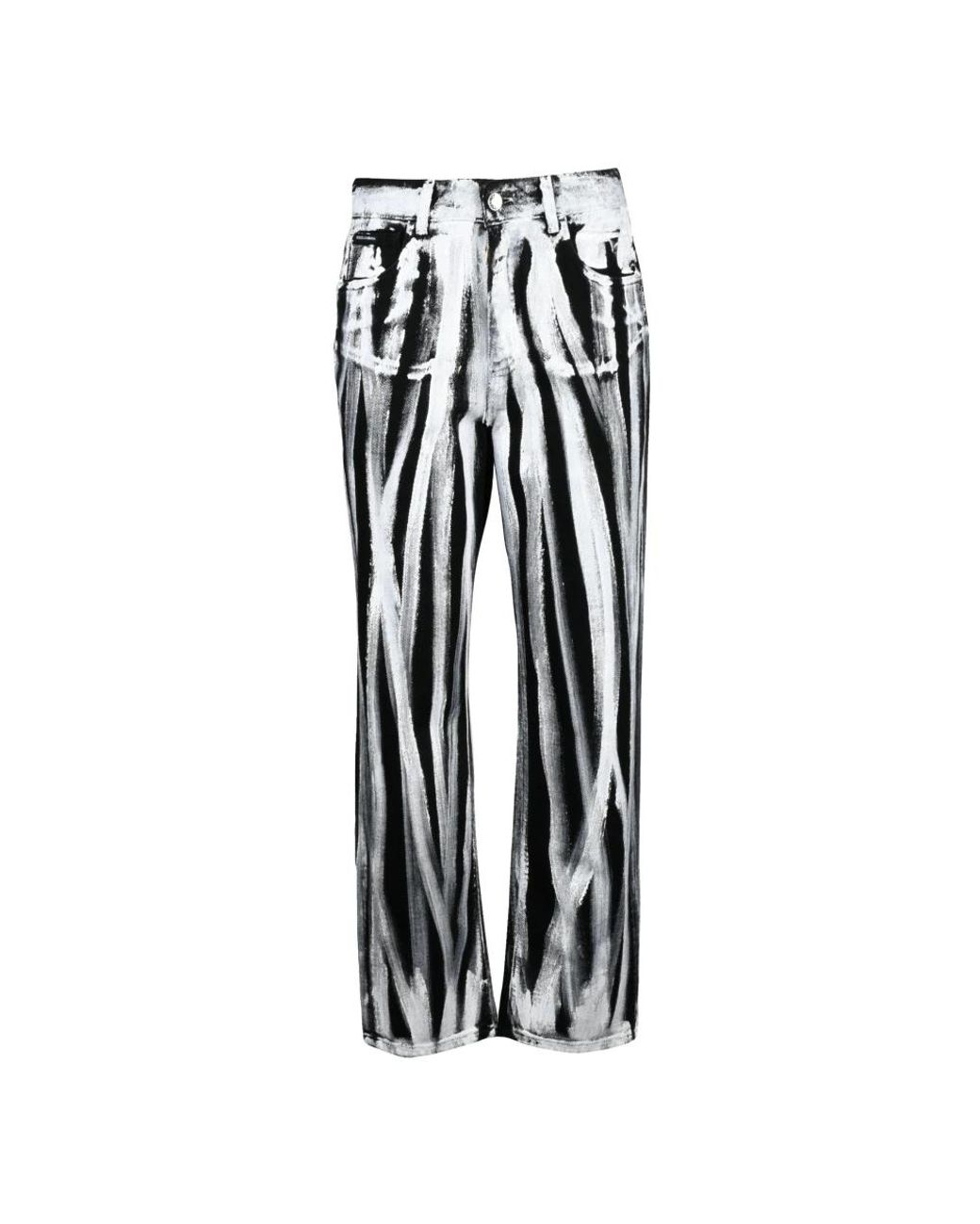 Dolce & Gabbana Black Straight Fit Jeans