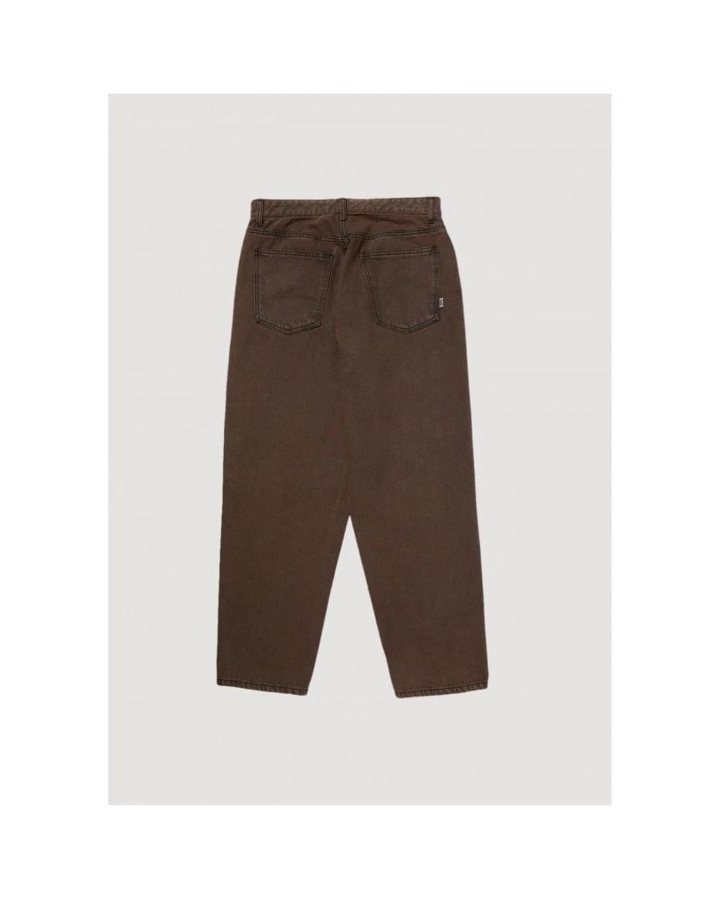 Huf Brown Wide Trousers for men