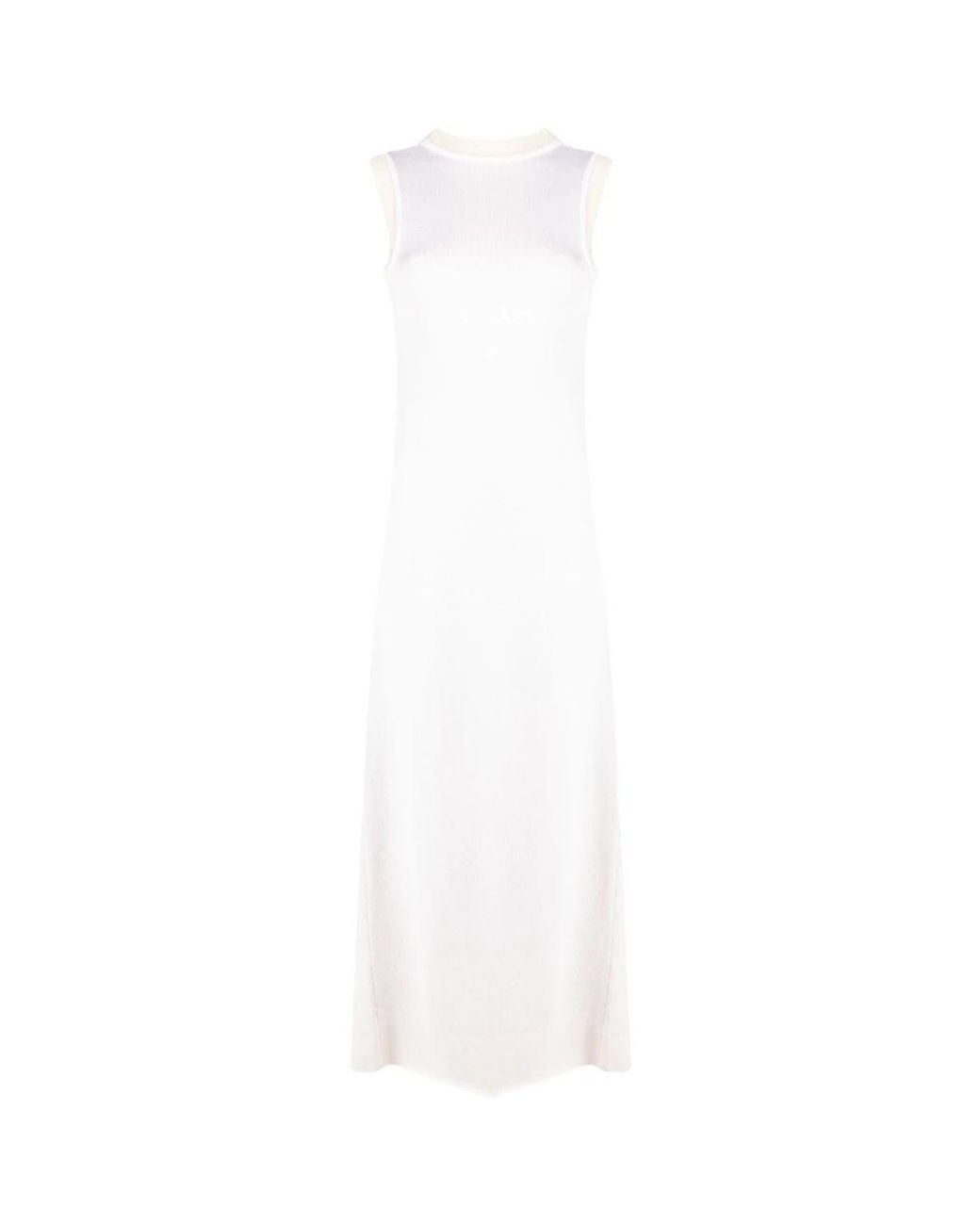 Jil Sander White Maxi Dresses
