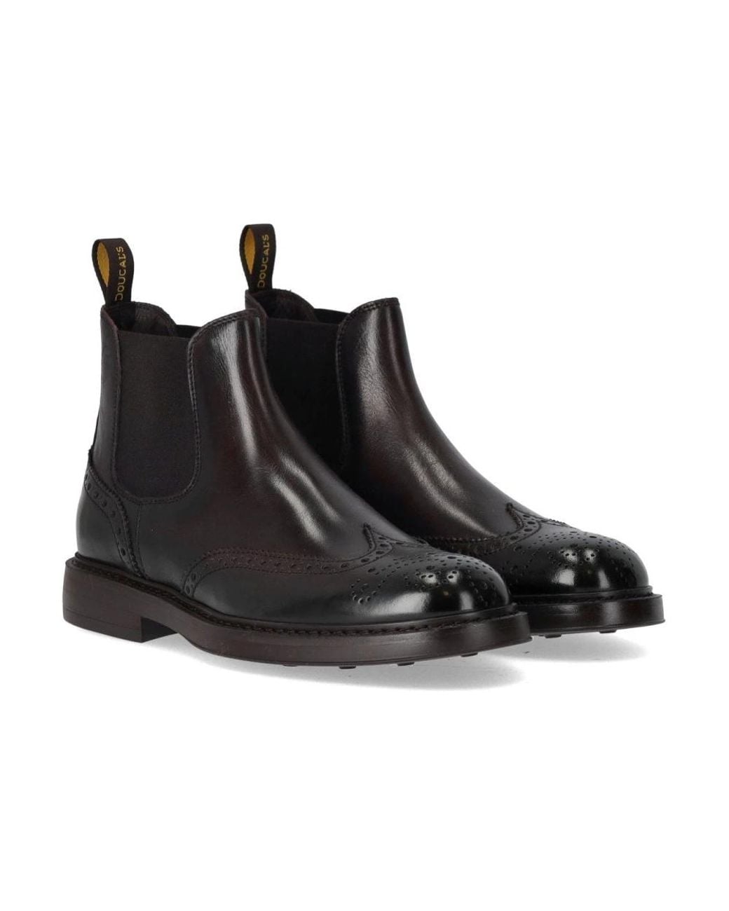 Doucal's Black Chelsea Boots for men
