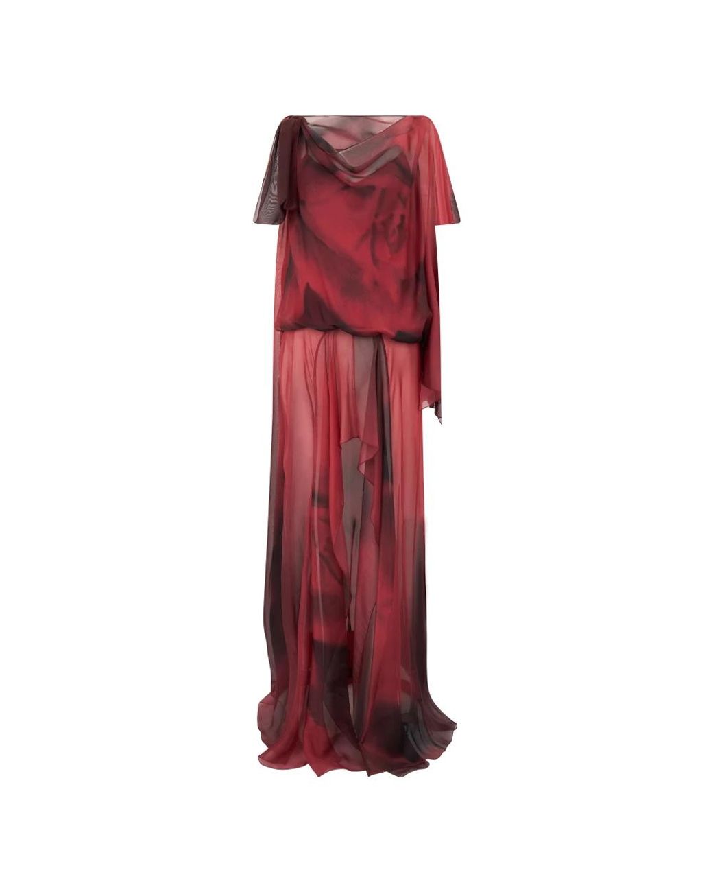 Alberta Ferretti Red Maxi Dresses