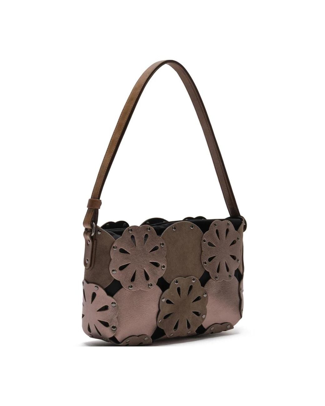 Maliparmi Brown Shoulder Bags