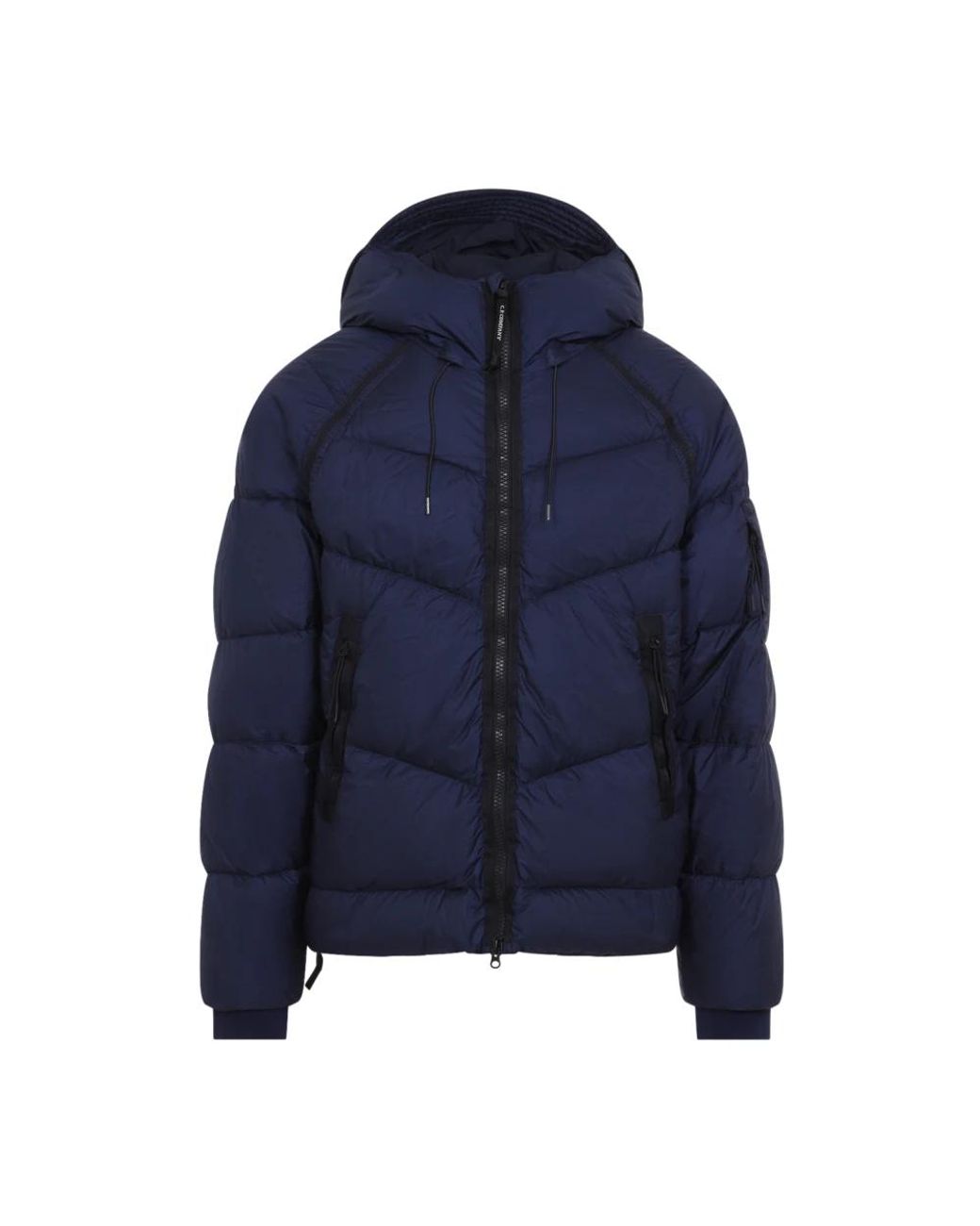 C P Company Blue Winter Jackets for men