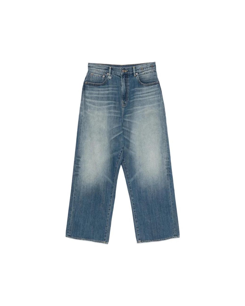 R13 Blue Wide Jeans for men
