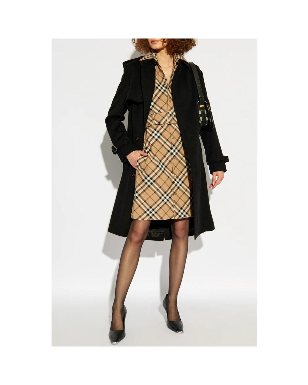 Burberry Natural Shirt Dresses