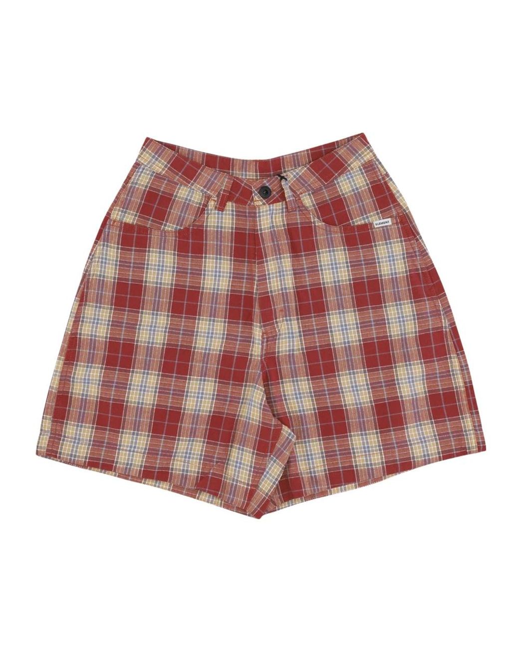 Element Red Casual Shorts