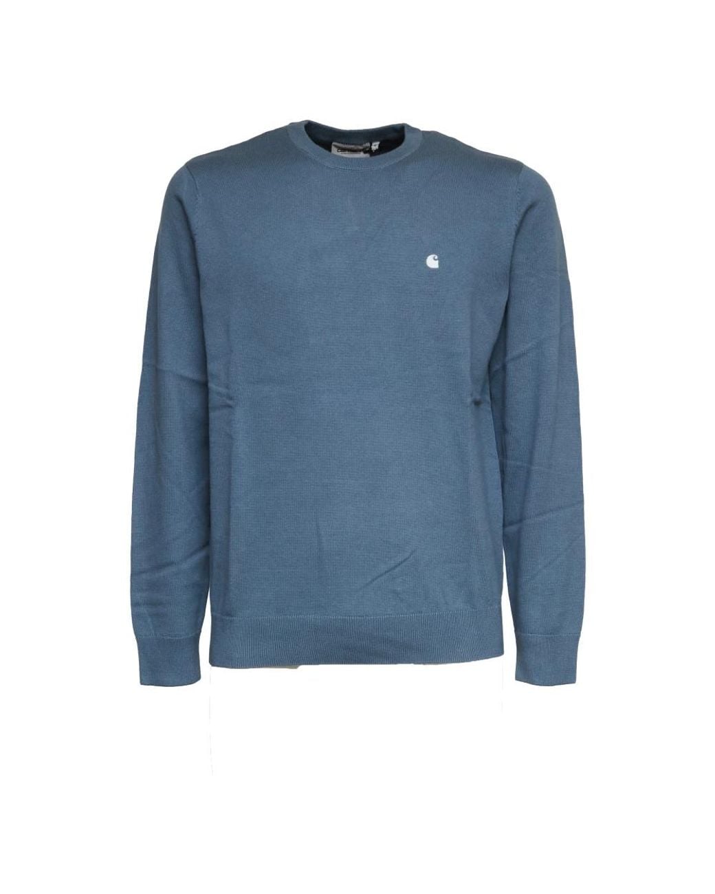 Carhartt Blue Round-Neck Knitwear for men