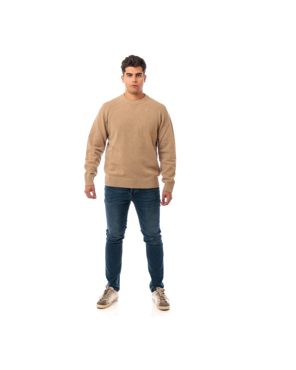 K-Way Natural Round-Neck Knitwear for men