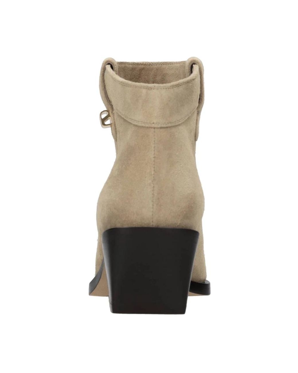 Maison Skorpios Natural Cowboy & Biker Boots