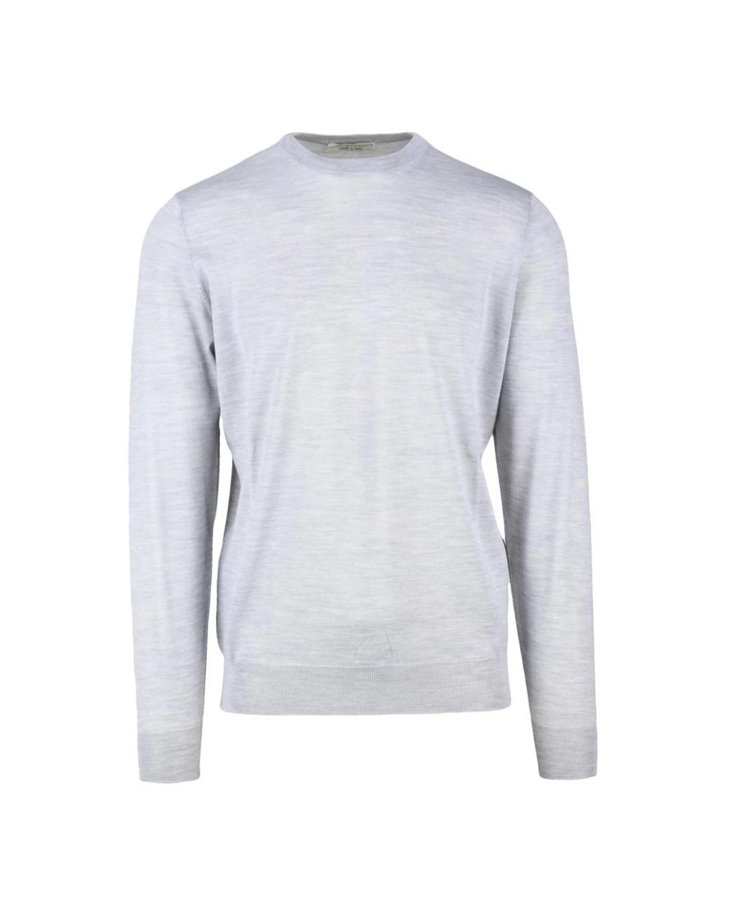 FILIPPO DE LAURENTIIS Blue Round-Neck Knitwear for men