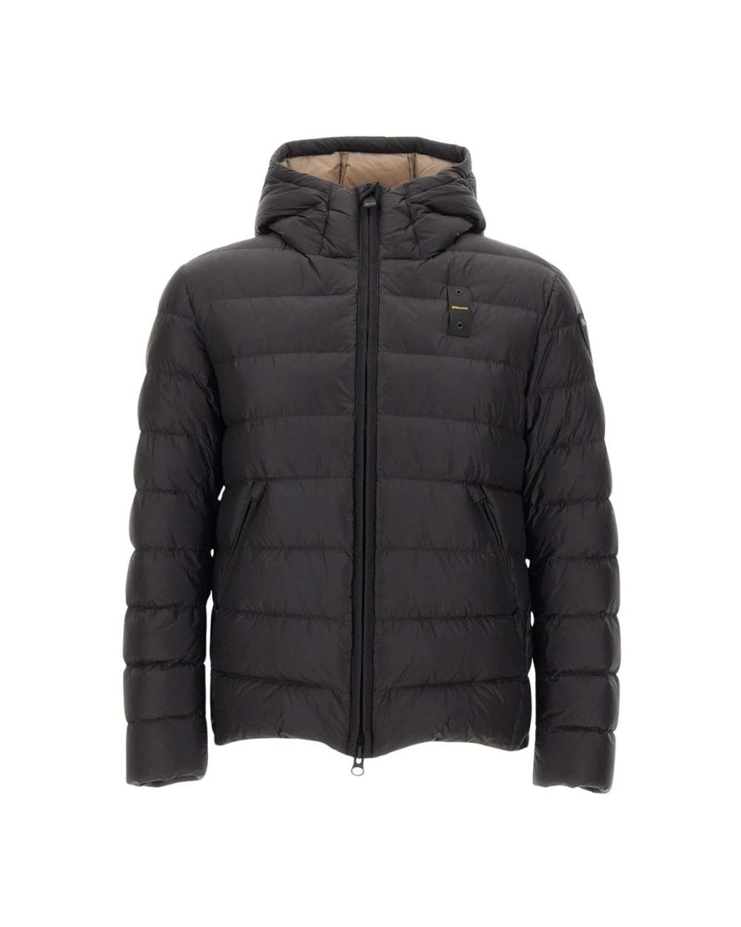Winter Jackets Blauer pour homme en coloris Black