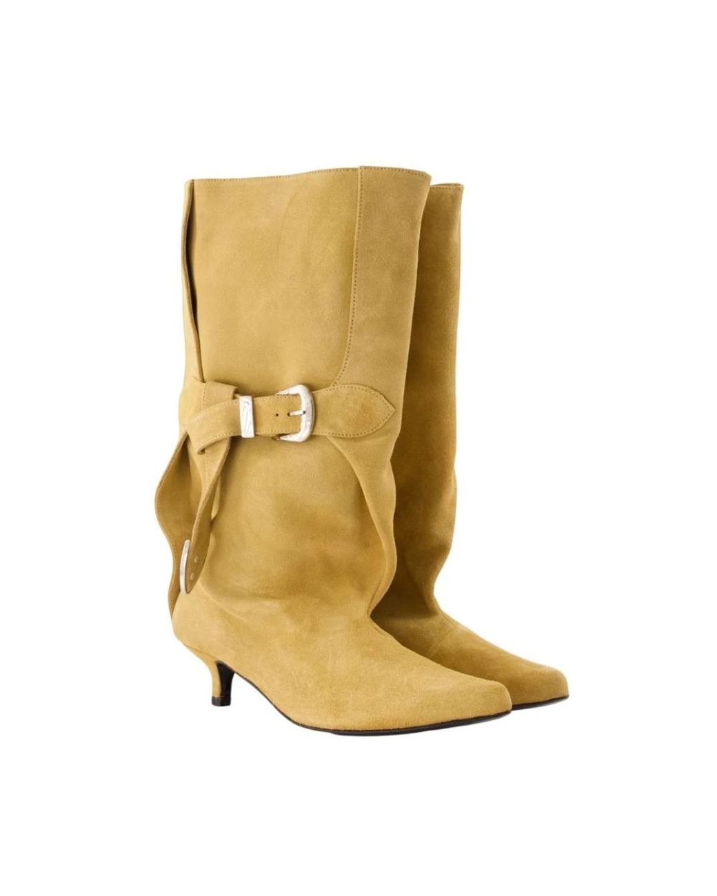 Toga Yellow Heeled Boots