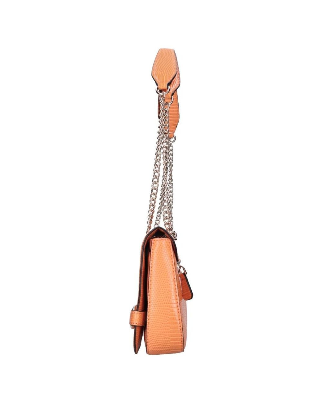 Guess Orange Shoulder Bags