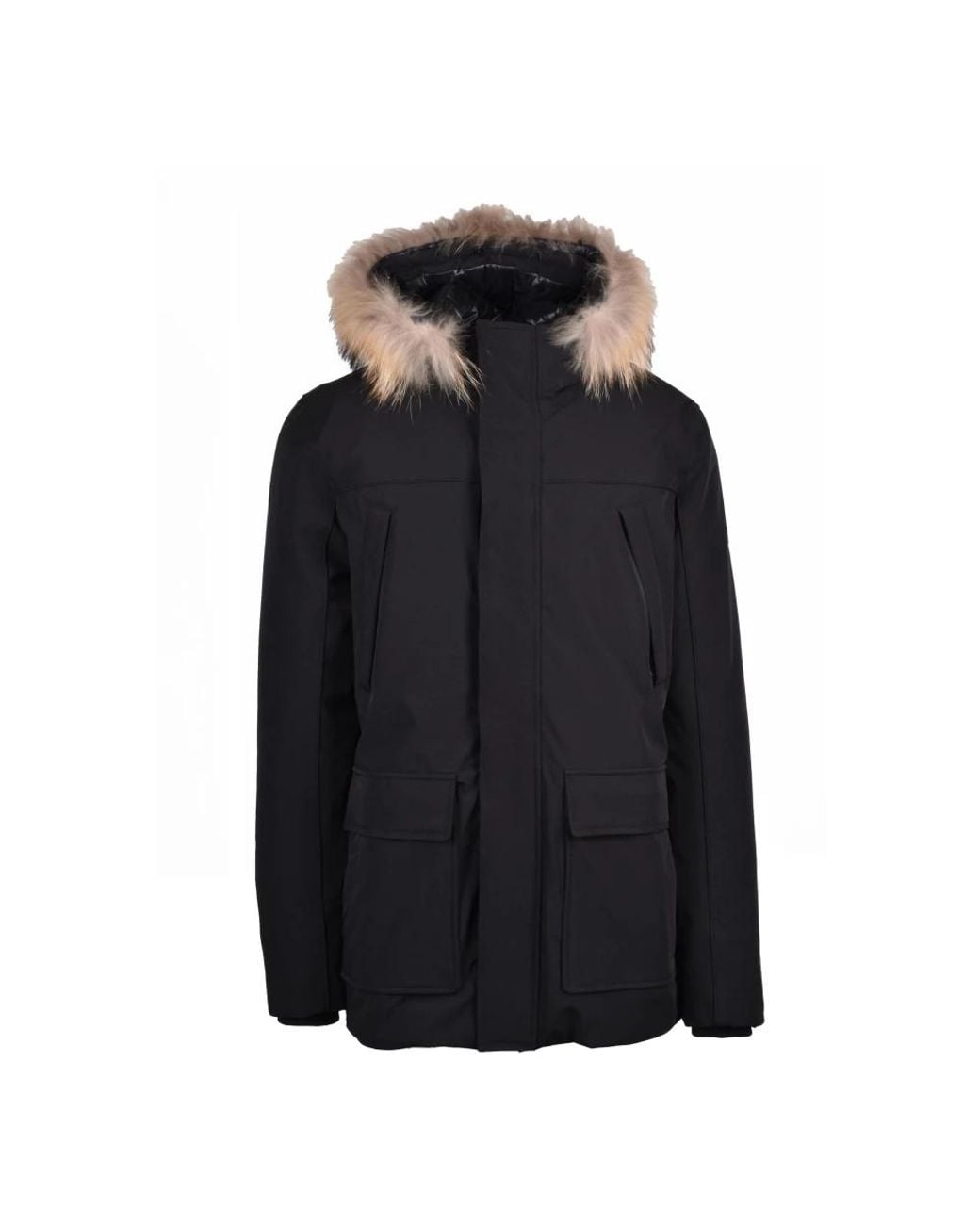 Yes Zee Black Down Jackets for men