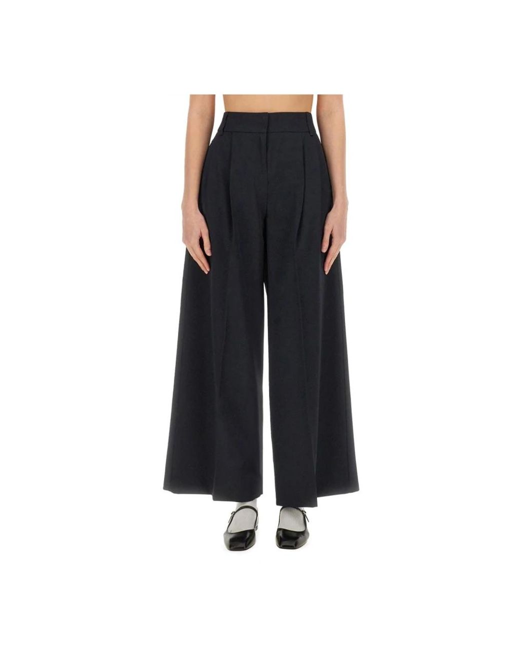 Max Mara Black Wide Trousers