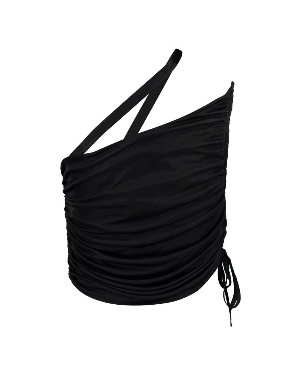 ANDREA ADAMO Black Sleeveless Tops