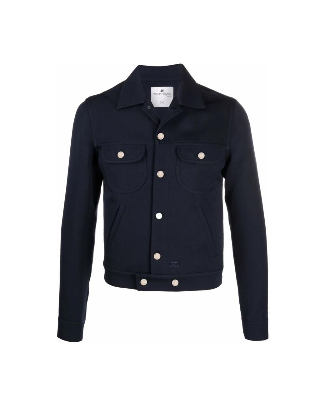 Courreges Blue Light Jackets for men