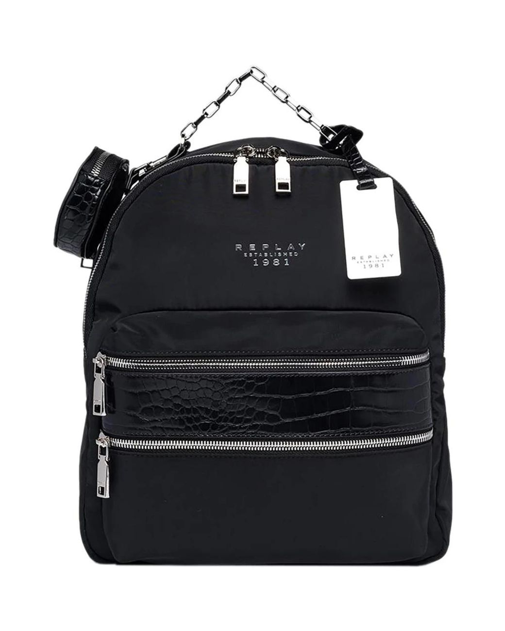 Replay Black Backpacks
